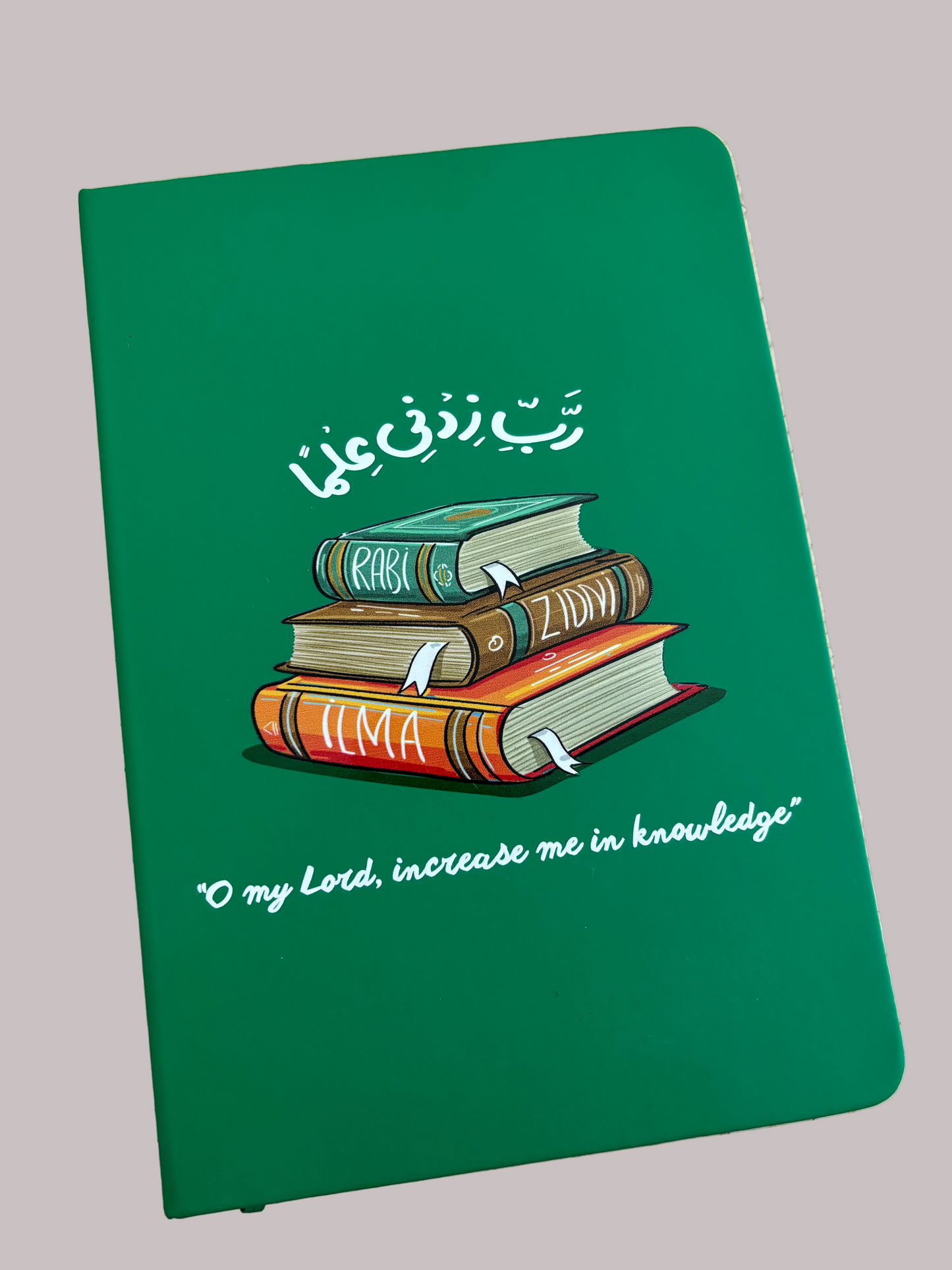 Rabbi Zidni Ilma Notebook + Keychain