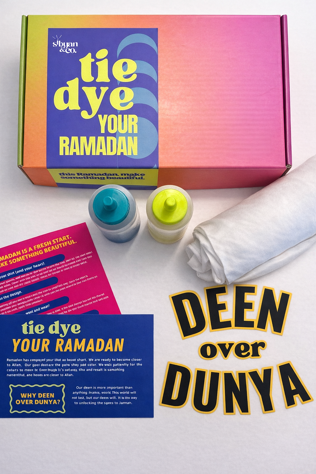 Tie-Dye Your Ramadan Shirtmaking Kit